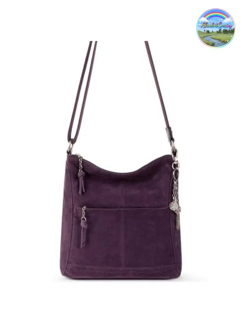 Leather Crossbody Purse with Adjustable Strap, Multi Pockets